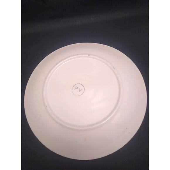 Vintage PV Perry Vielle Hand Painted salad Plates - Picture 5 of 6